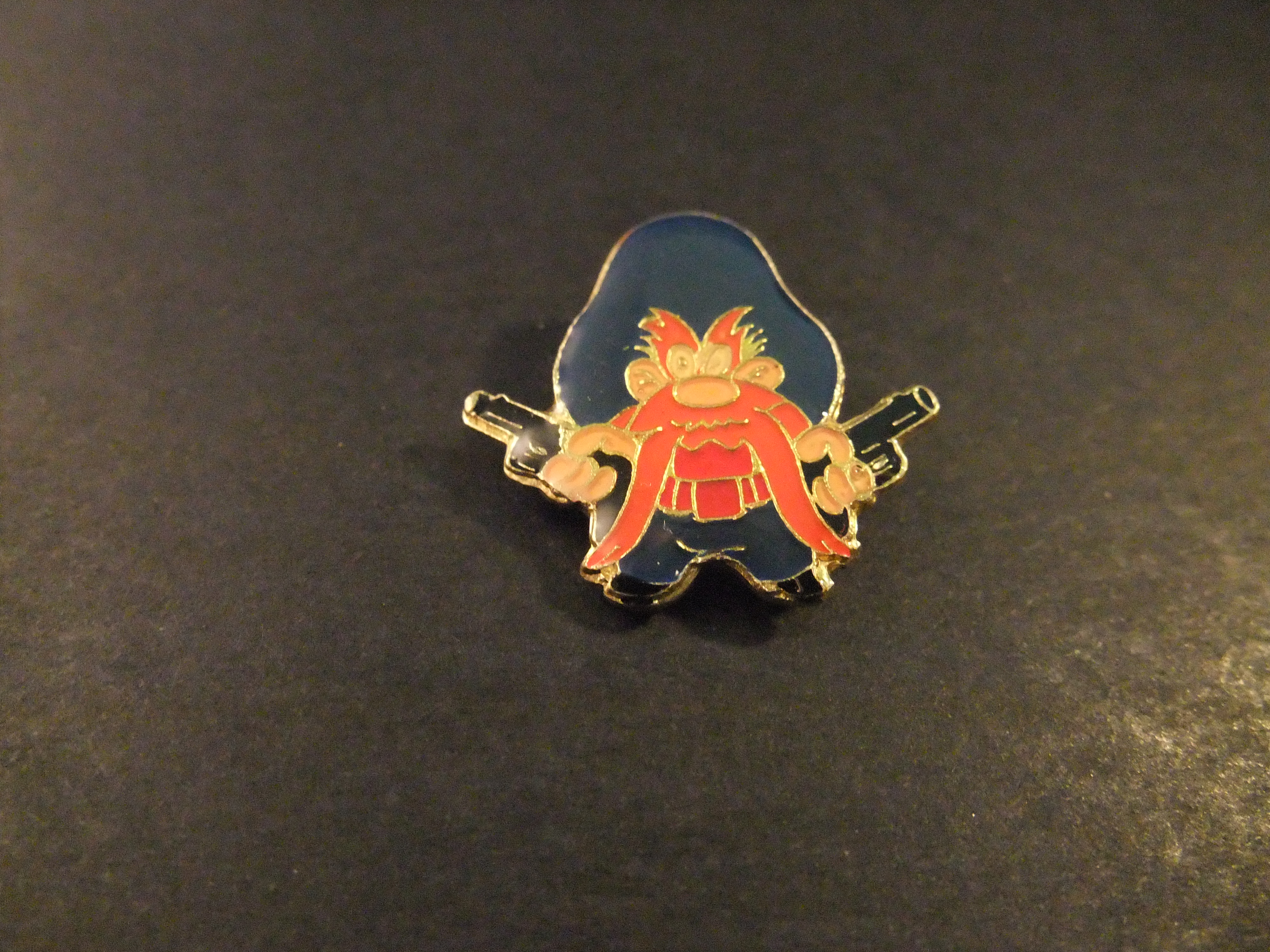 Yosemite Sam tekenfilmfiguur van de Looney Tunes en Merrie Melodies (Warner Bros)